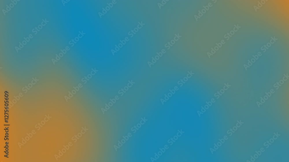 Poster a vibrant gradient blending blue and orange colors, creating a visually appealing abstract backgroun