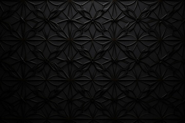 Black seamless pattern