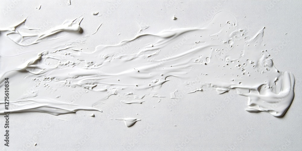 Poster textured white wet background with smooth paint strokes and subtle glossy finish, featuring a blend 