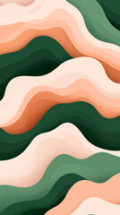 Fototapeta premium Abstract waves in soft colors create calming background