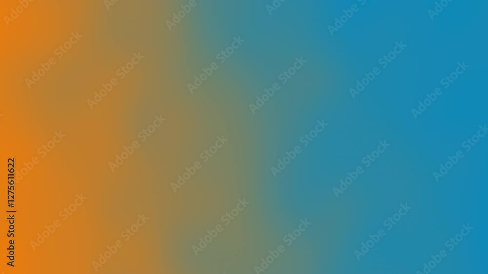 Poster a vibrant gradient blending orange and blue hues, creating a visually appealing abstract background.