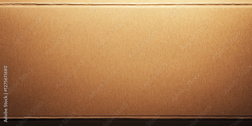 Poster brown cardboard texture with warm brown tones positioned centrally, featuring a subtle grain pattern
