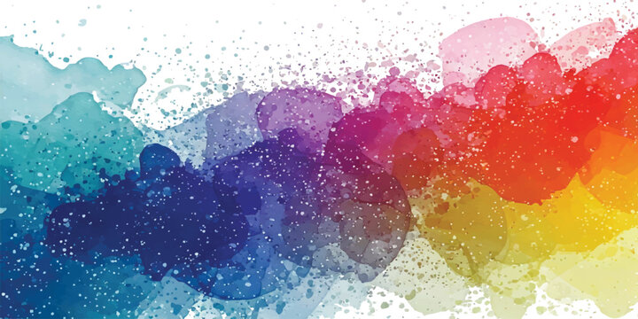 multi watercolor background transparent 
