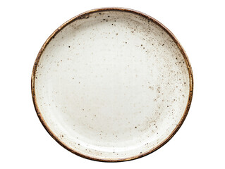 Isolated Speckled Plate