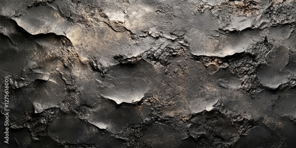 Poster textured dark abstract background featuring shades of deep gray and subtle hints of bronze with rugg