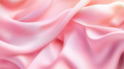 Obraz premium Vertical background with warm pale pink curves that form a soft, flowing ribbon effect, perfect for a tranquil smartphone display.