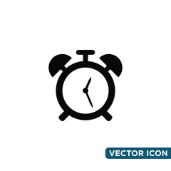 Minimalist Alarm Jam Icon Design Template