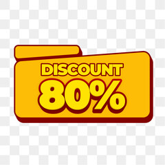 Modern vector text box design creative promo sale