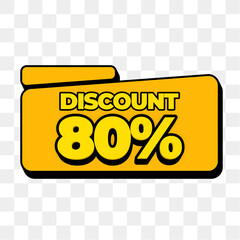 Modern vector text box design creative promo sale