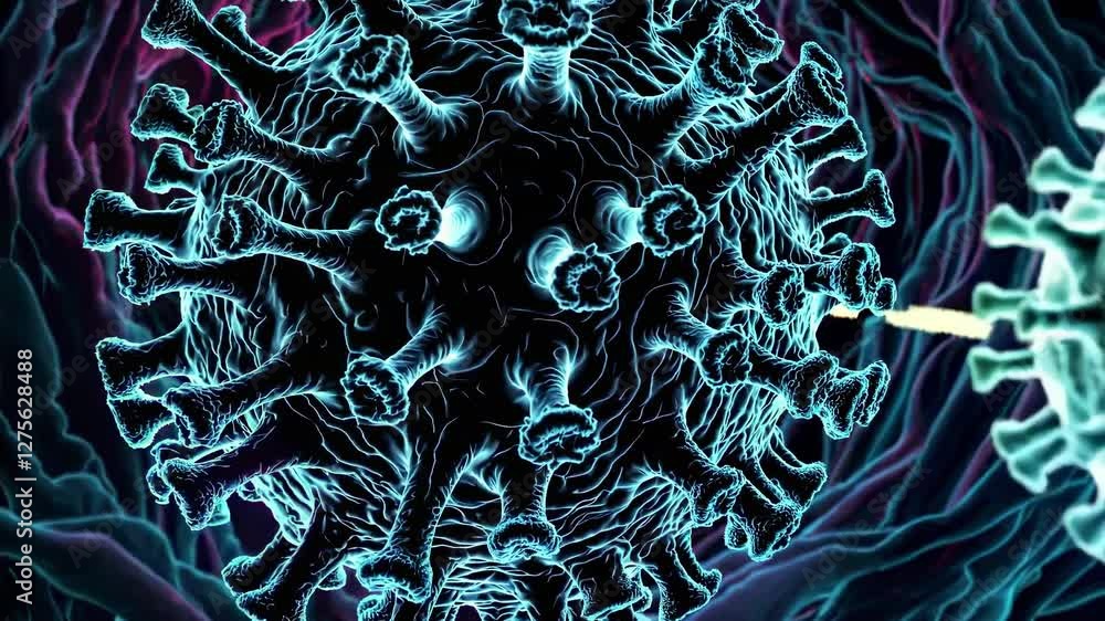 Poster understanding the structure and impact of viruses on human health and the environment