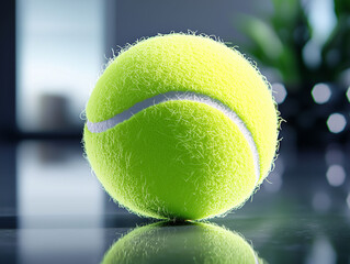 Tennis Ball Close-Up, Tennis Texture