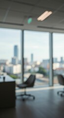 Blurry office background