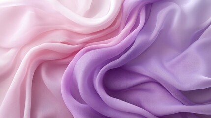 Obraz premium Pastel Dreams: A Symphony of Pink and Purple Silk