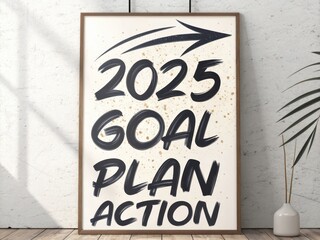 Fototapeta premium A motivational poster featuring 