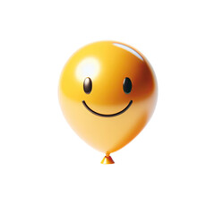 Happy Cute Yellow Balloon