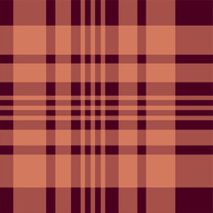 seamless plaid pattern in warm brown and maroon tones, perfect for textile design, backgrounds, and digital projects. Classic checkered design for fashion, autumn themes, and vintage styles.