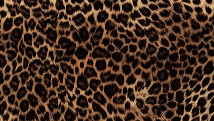 
leopard, real hair, jaguar spots, dark background, fluffy animal print, stylish design for fabric