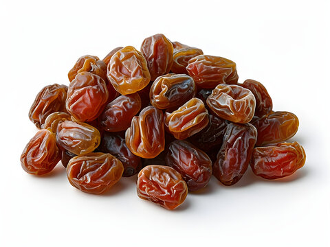 Raisins isolated on white 