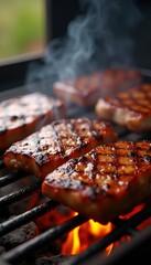 Juicy Grilled Meat Glowing with Flavor