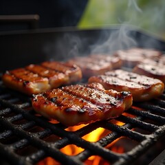 Juicy Grilled Meat Glowing with Flavor