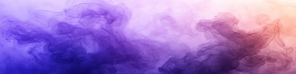 Fototapeta premium Dreamy Lavender and Blush Color Gradient Swirling Smoke or Ink in Water Abstract Background