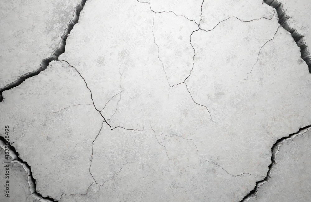 Poster cracked grey stone wall texture. abstract background with beautiful patterns and horizontal orientat