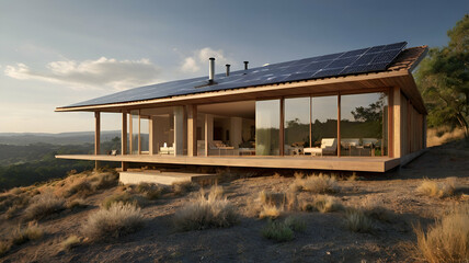 Obraz premium railway station in the mountains