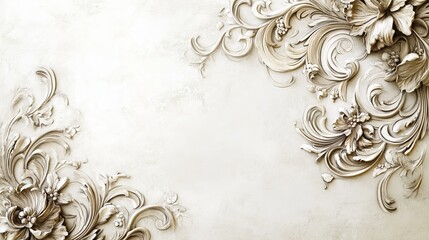 beautifully decorated invitation featuring ornate calligraphy, with intricate swirls and flourishes around the main text. The elegant script and carefully arranged design give invitation  luxurious