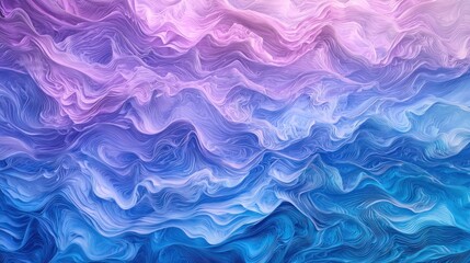 Obraz premium Abstract Swirling Landscape: A Symphony of Blues and Purples