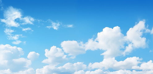 blue sky with clouds,Beautiful, refreshing, zesty, open, clear, nature.