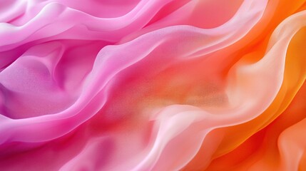 Obraz premium Abstract Colorful Fabric Texture: A Symphony of Pink and Orange Hues