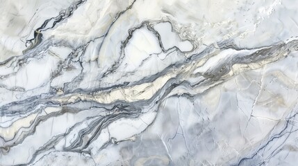 Smooth marble features dramatic grey and white veins flowing across its surface, highlighting the natural patterns that enhance any interior space. The overall look is timeless and sophisticated