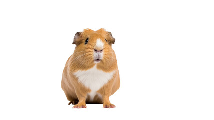 Guinea pig isolated on transparent background PNG.

