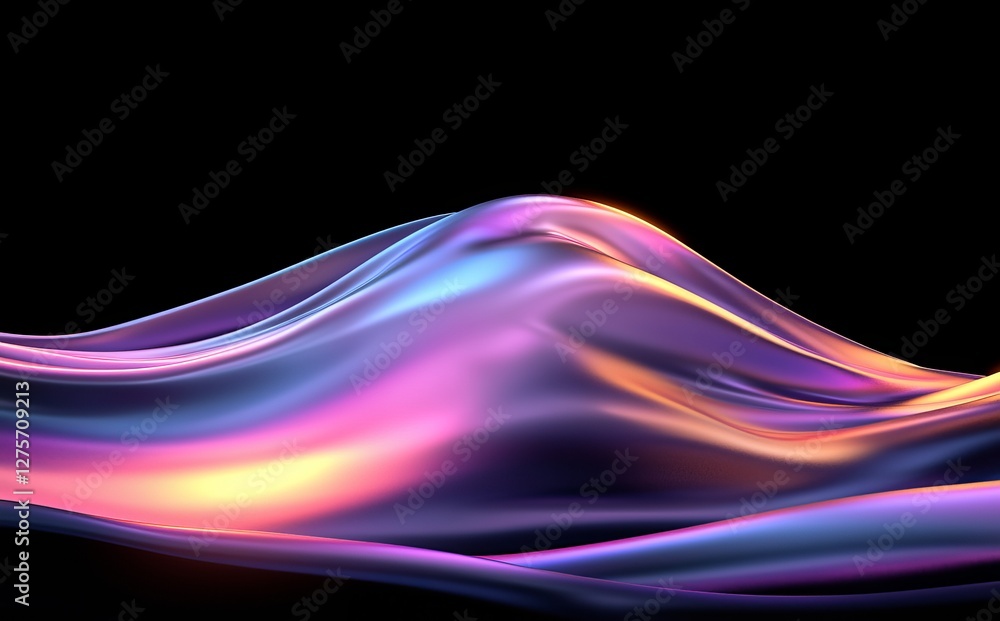 Poster an abstract 3d background rendering shows a network of cables with a big data transfer in progress, 