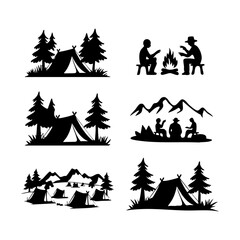 Camping Adventures - Nature Retreat Scenes