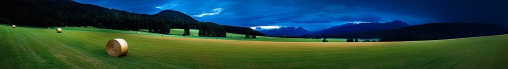 Obraz premium The Adirondacks offer a panoramic view of land with haystacks