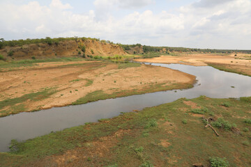 Krüger Park - Afrikanischer Busch - Letaba River/ Kruger Park - African bush - Letaba River/