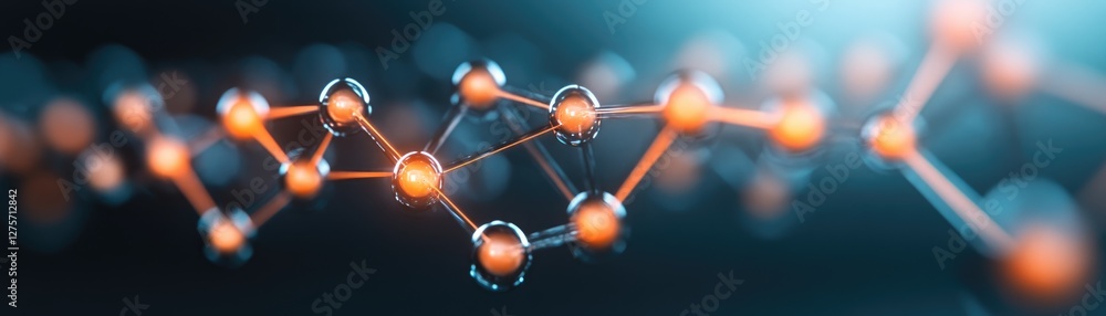 Poster chemical reaction chains in action exploring molecular structures laboratory environment scientific 