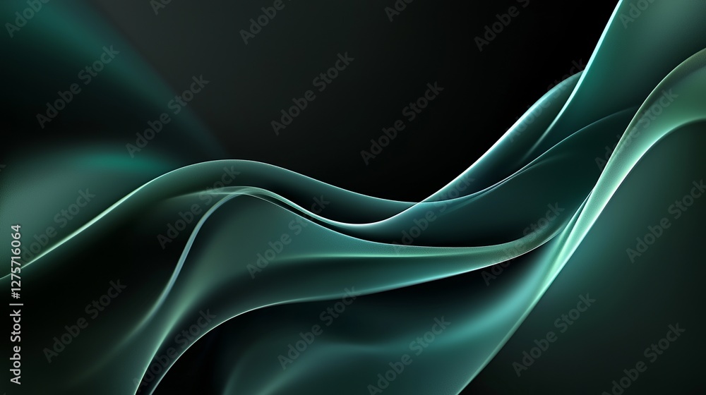 Poster the background in question is an abstract design created through 3d rendering, predominantly in aqua