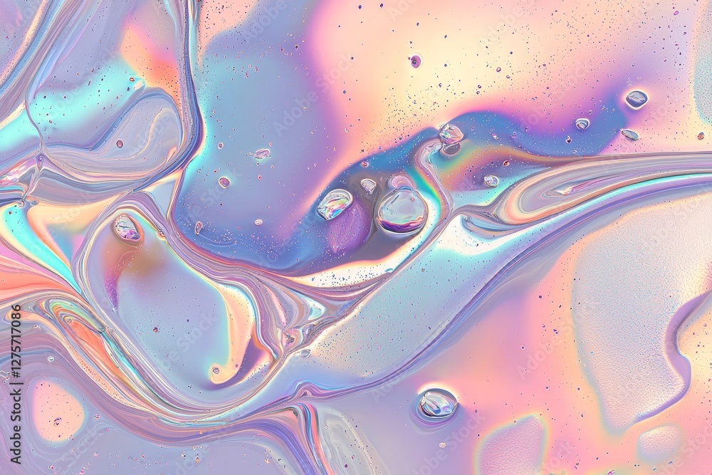 Aufkleber abstract background featuring a hologram with multicolored violet-blue gradient