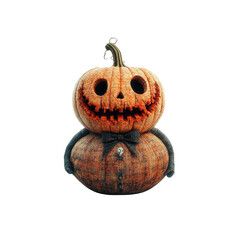 Spooky Jack-o'-lantern Snowman Halloween Pumpkin Character