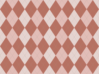 Elegant blush pink and terracotta argyle pattern.  Perfect for branding, websites, fashion, and textiles.  Subtle, sophisticated design evokes feelings of classic style and timeless elegance.