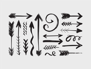 arrow handwriting styles