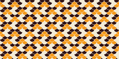 Alligator wavy of repetitive antique. Neutral simple and fill doodle. Design scale by packing textile.