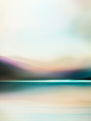 Nature landscape with gradient effect