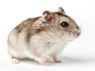 Hamster isolated on white background