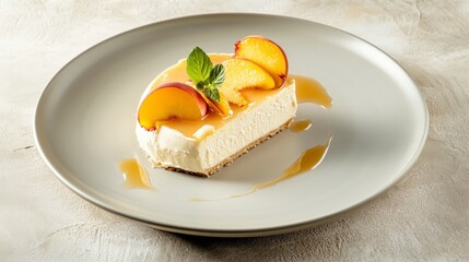 Peach Cheesecake Delight: A Perfect Summer Dessert