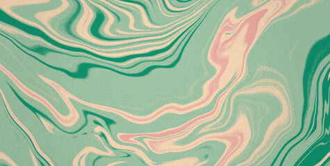 Ink Symphony: Embracing the Mystical Aura of Liquid Art in Oil