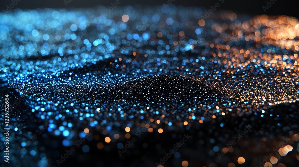 Poster a futuristic background featuring a blue digital grid, suitable for network tech wallpaper, created 