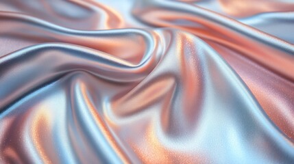 Fototapeta premium Shimmering silk drapes, studio backdrop, textile design